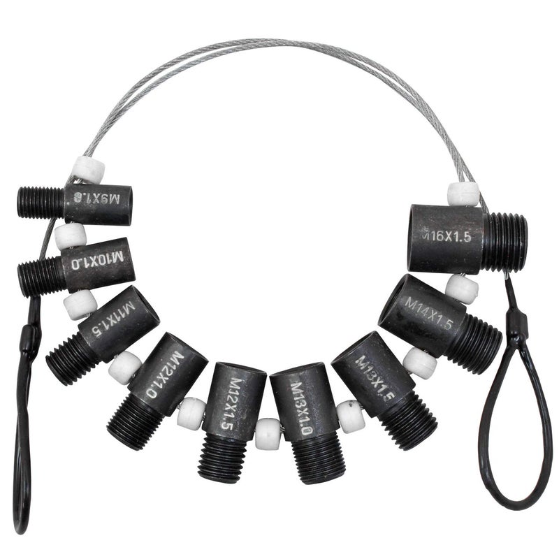 4LIFETIMELINES Metric Brake Line Fitting Thread Size Gauge - Image 1